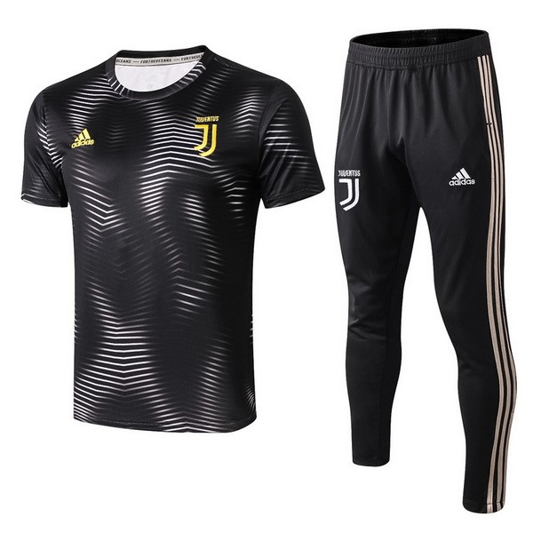 Entrainement Juventus Ensemble Complet 2018-19 Gris Noir